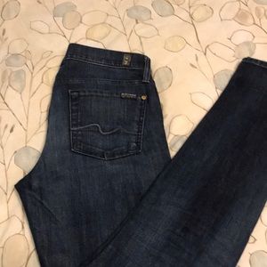 7 For All Mankind Roxanne straight/skinny size 30